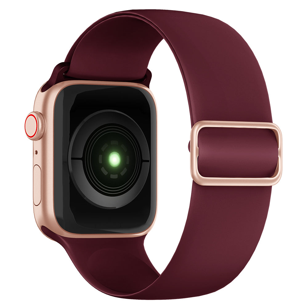 Soft Silicone Watch Band Adjustable Replacement Straps for Apple Watch Series 7 45mm Soft Silicone Watch Band Adjustable Replacement Straps for Apple Watch Series 7 45mm